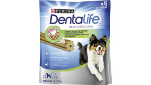 Purina DentaLife Medium Tägliche Zahnpflege-Snacks für mittelgroße Hunde