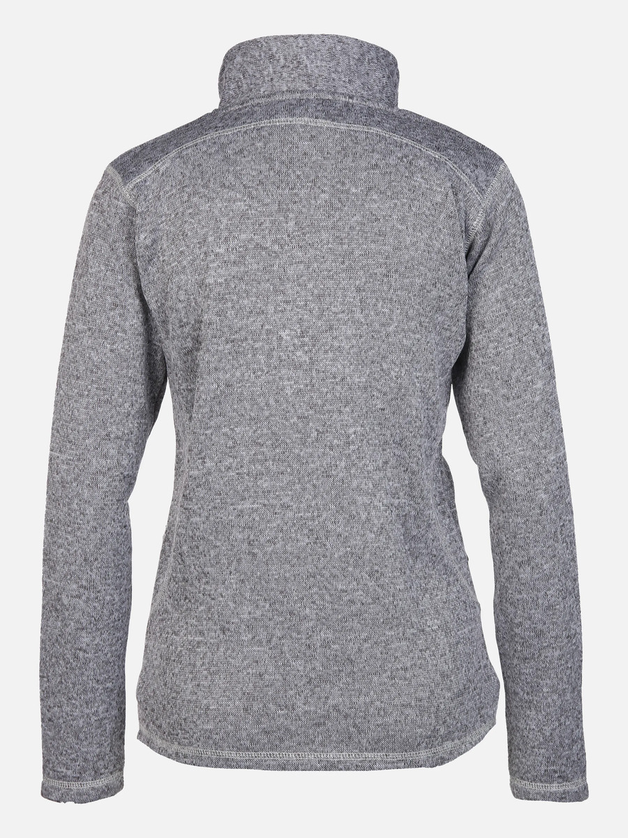 Bild 2 von Damen Strickfleecejacke mit Stehkragen
                 
                                                        Grau