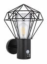 Bild 4 von Globo Lighting - HORACE - Außenleuchte Edelstahl schwarz, 1x E27 LED