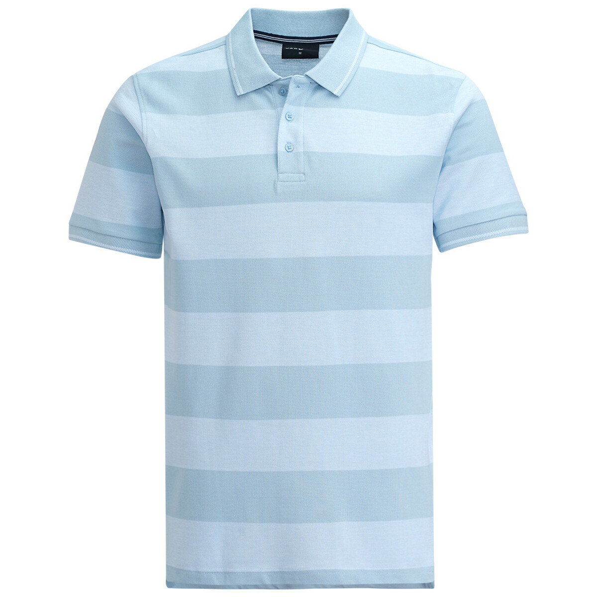 Bild 1 von Herren Poloshirt mit Streifen HELLBLAU