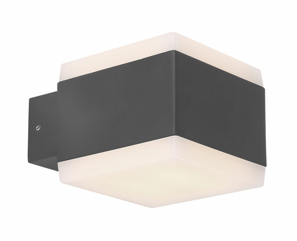 Bild 1 von Globo Lighting - SLICE - Außenleuchte Aluminium anthrazit, RGBW LED