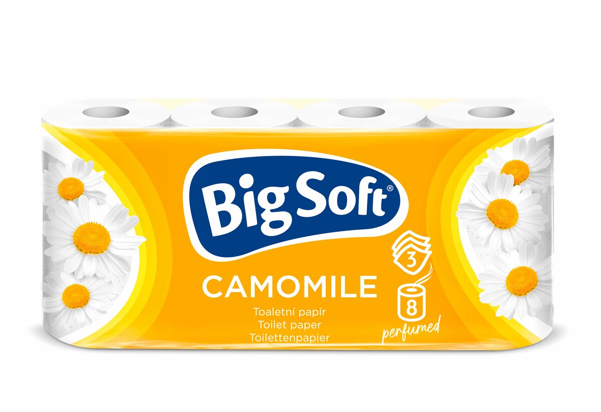 Bild 1 von Toilettenpapier 'Camomile' 8 Rollen à 150 Blatt