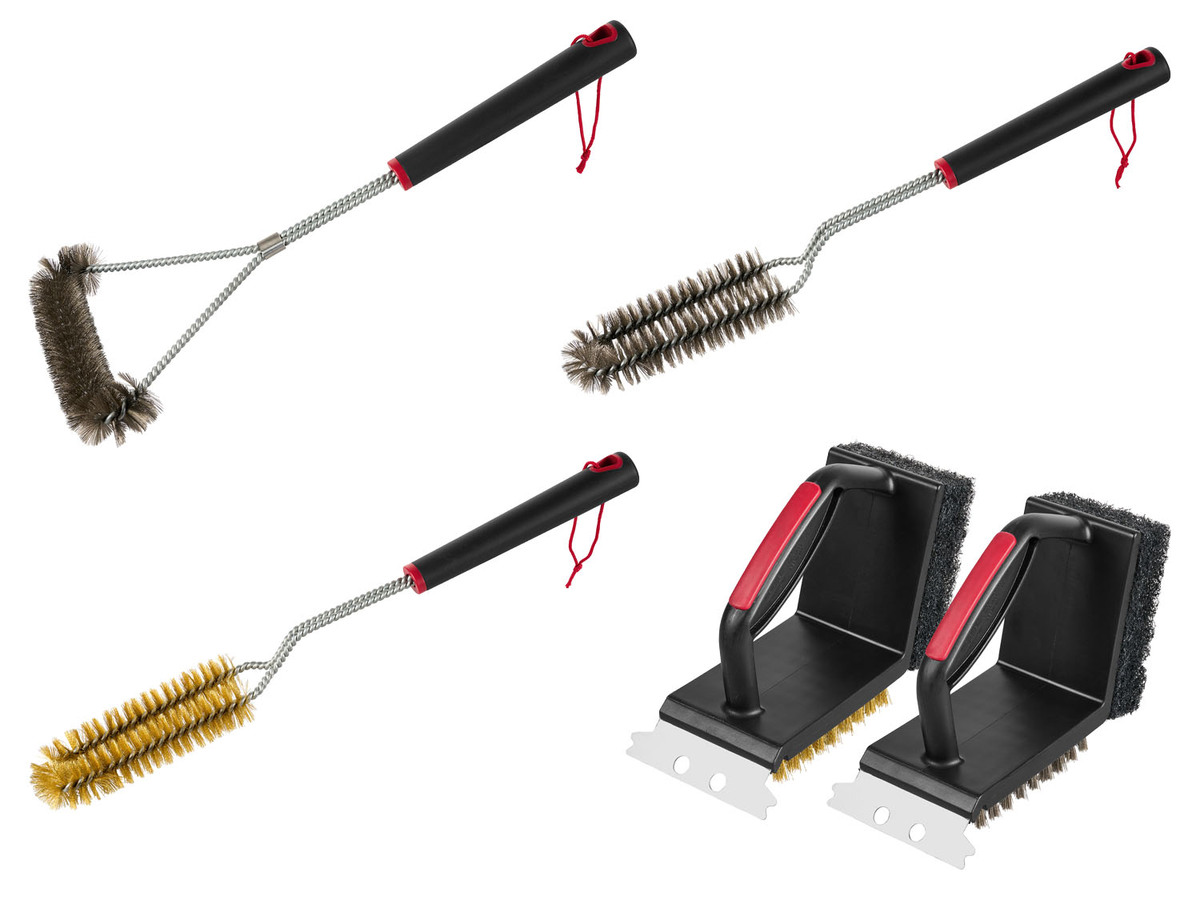 Bild 1 von GRILLMEISTER Grillbürsten, mit Softgrip-Ummantelung