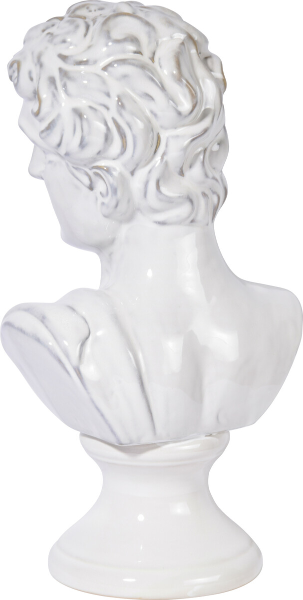 Bild 1 von dobar Keramik-Büste Mann, Weiß, Gr. M