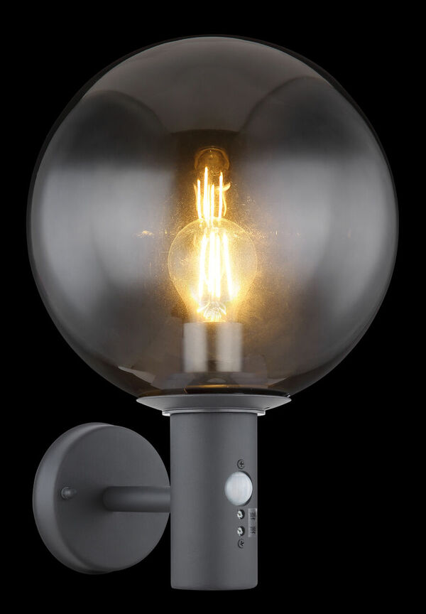 Bild 3 von Globo Lighting - HEDWIG - Außenleuchte Edelstahl, 1x E27 LED