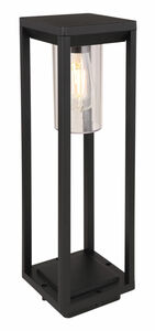 Globo Lighting - CANDELA - Außenleuchte Aluminium Druckguss schwarz matt, 1x E27 LED