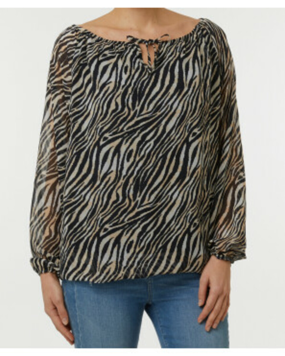Bild 1 von Bluse, Janina, weite Passform, Zebradruck
