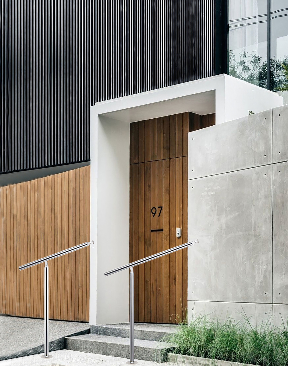 Bild 2 von Bella Casa Tür Handlauf 80 x 150 cm, Stahl