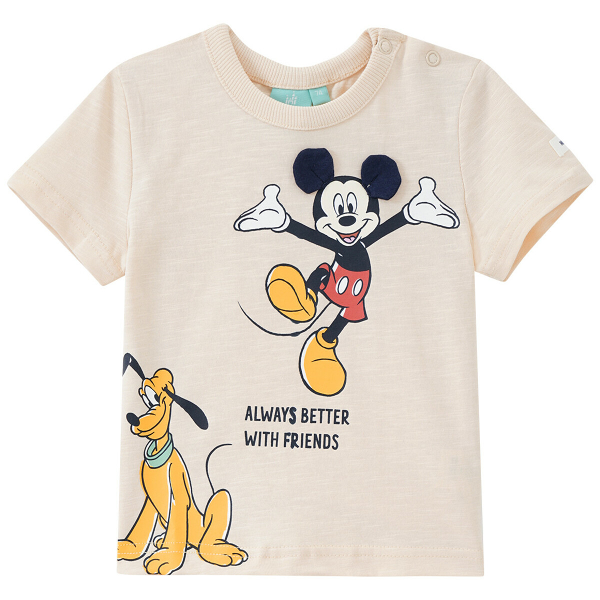 Bild 1 von Micky Maus T-Shirt mit Print BEIGE