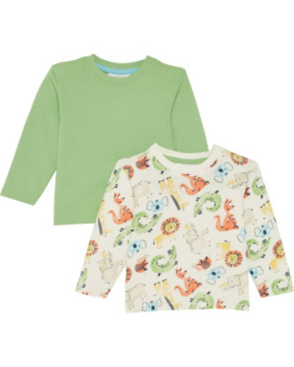 Bild 1 von Coole Langarmshirts, 2er-Pack, Ergee, grün