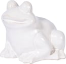 Bild 1 von dobar Keramik-Gartenfigur Frosch, Weiß, Gr. M