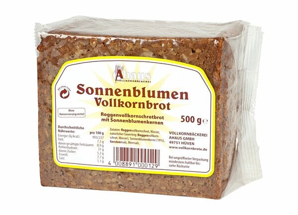 Bild 1 von Sonnenblumen-Vollkornbrot 500 g