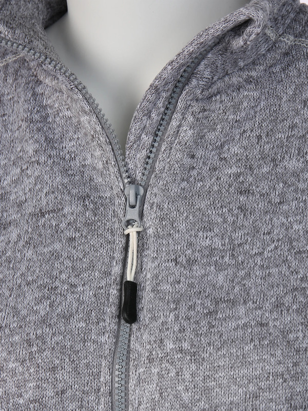 Bild 3 von Damen Strickfleecejacke mit Stehkragen
                 
                                                        Grau