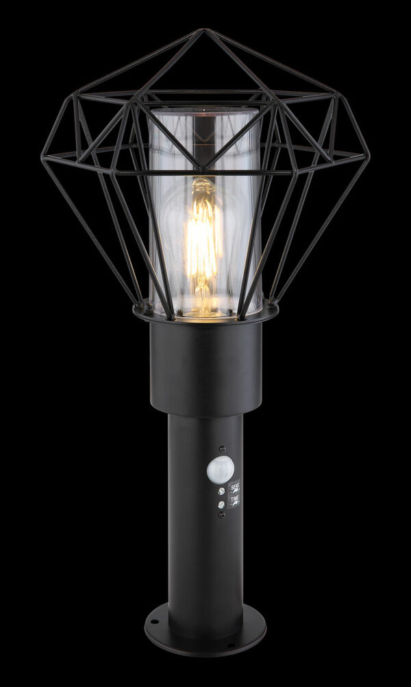 Bild 3 von Globo Lighting - HORACE - Außenleuchte Edelstahl schwarz, 1x E27 LED