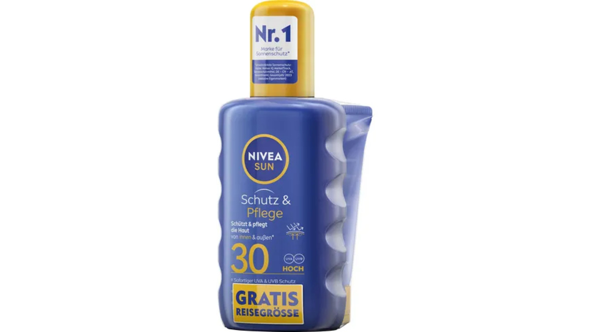 Bild 1 von NIVEA Sonnenspray 30 plus gratis Reisegröße