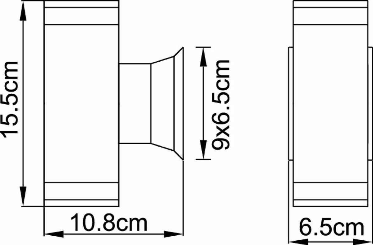 Bild 4 von Globo Lighting - GANTAR - Außenleuchte Aluminium Druckguss grau, 2x GU10 LED