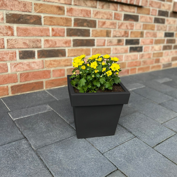 Bild 2 von Powertec Garden Pflanztopf „Vigo“ eckig - 14,0 L Anthrazit