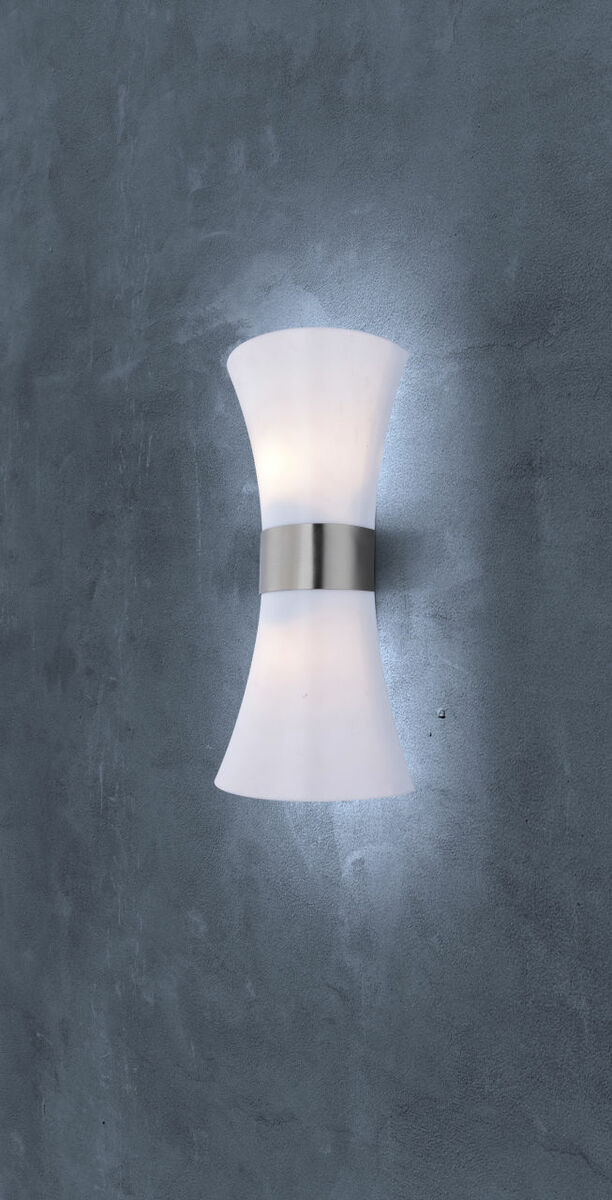 Bild 2 von Globo Lighting - SAN TANA - Außenleuchte Edelstahl, 2x E27 LED