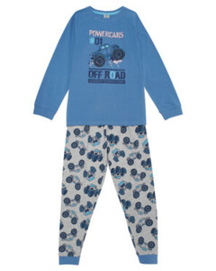 Pyjama mit coolem Motiv, Kiki & Koko, 2-tlg. Set, verschiedene Designs, blau