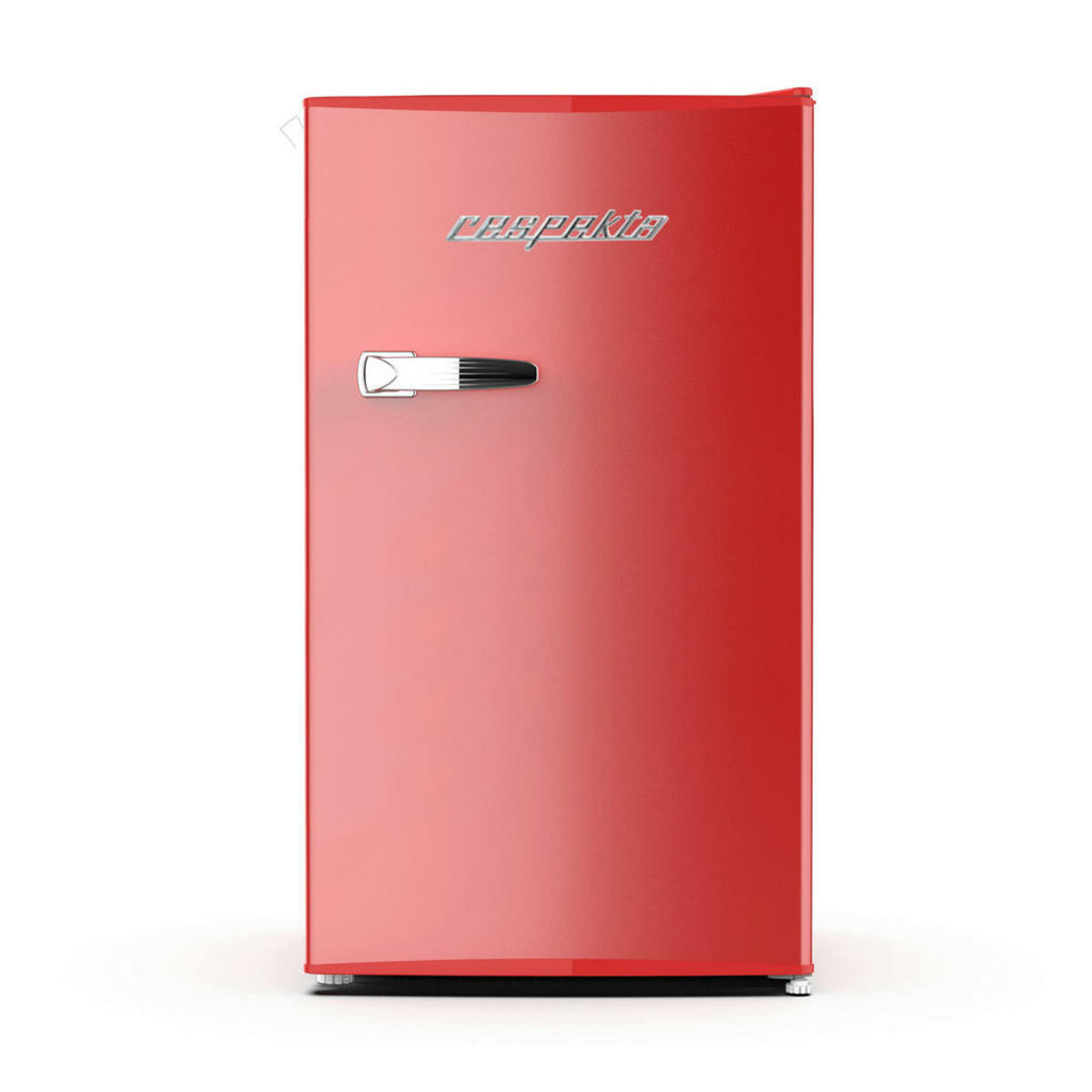 Bild 1 von Respekta Retro-Kühlschrank KG83R-37 rot B/H/T: ca. 47x83x45 cm