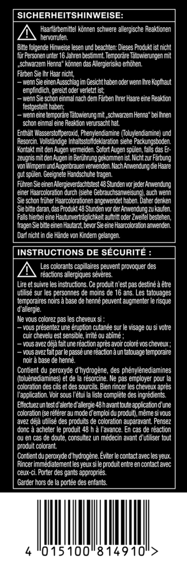 Bild 1 von Syoss Professional Performance Permanente Coloration Metallic Reflexe 3_89 Bronze Coffee