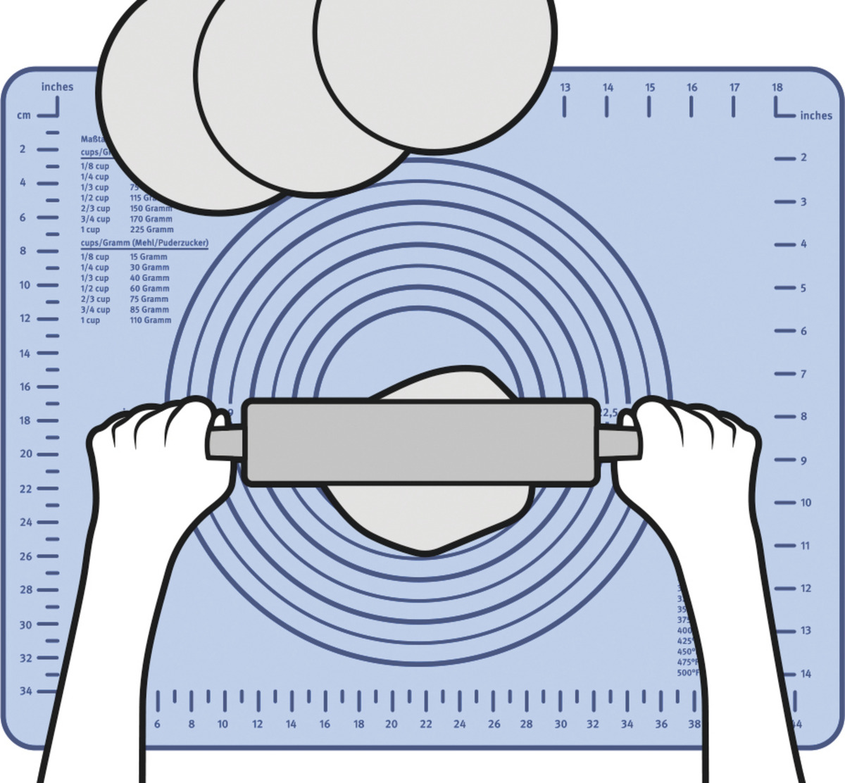 Bild 3 von IDEENWELT Silikonbackmatte