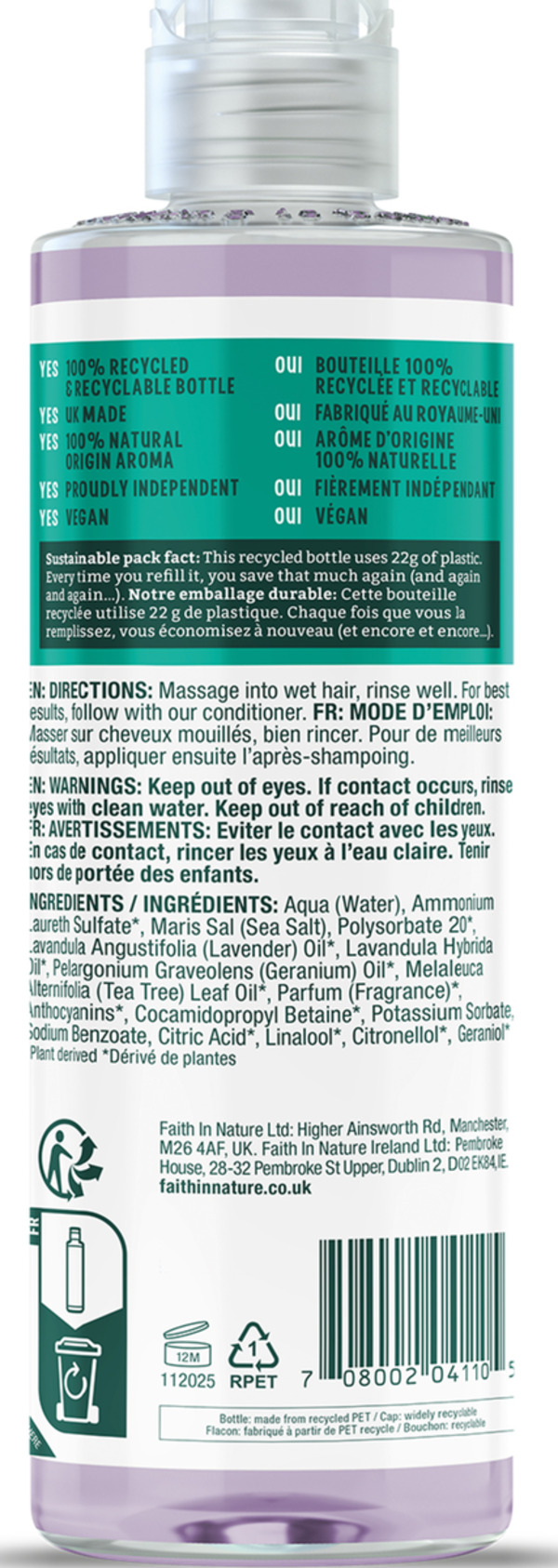 Bild 2 von Faith in Nature Shampoo Lavendel & Geranie