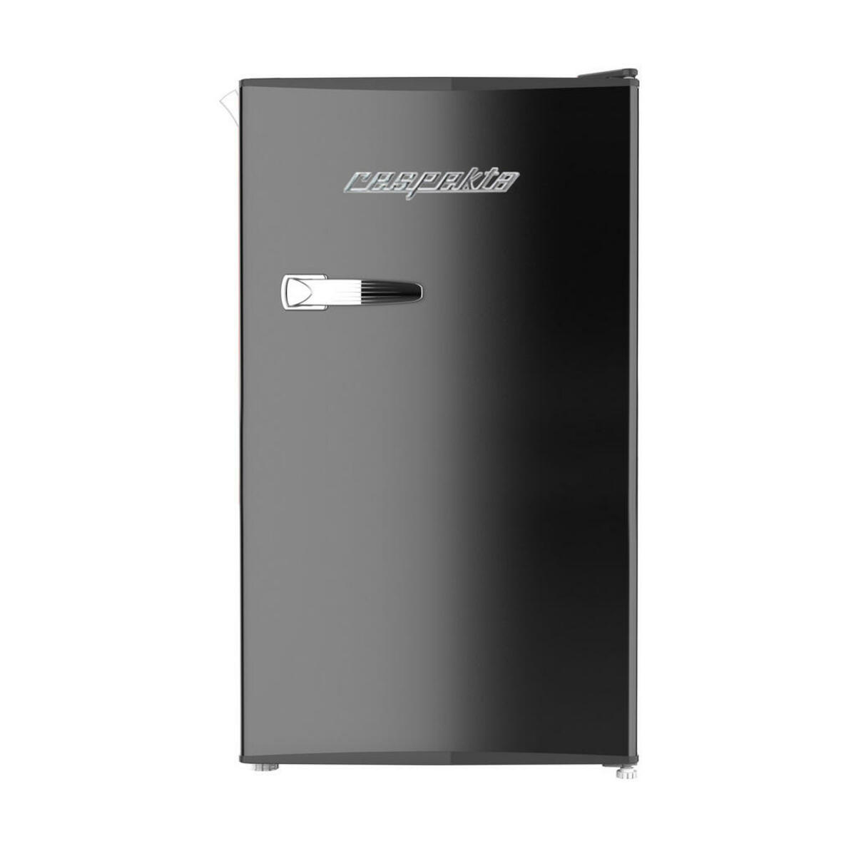 Bild 1 von Respekta Retro-Kühlschrank KG83S-37 schwarz B/H/T: ca. 47x83x45 cm