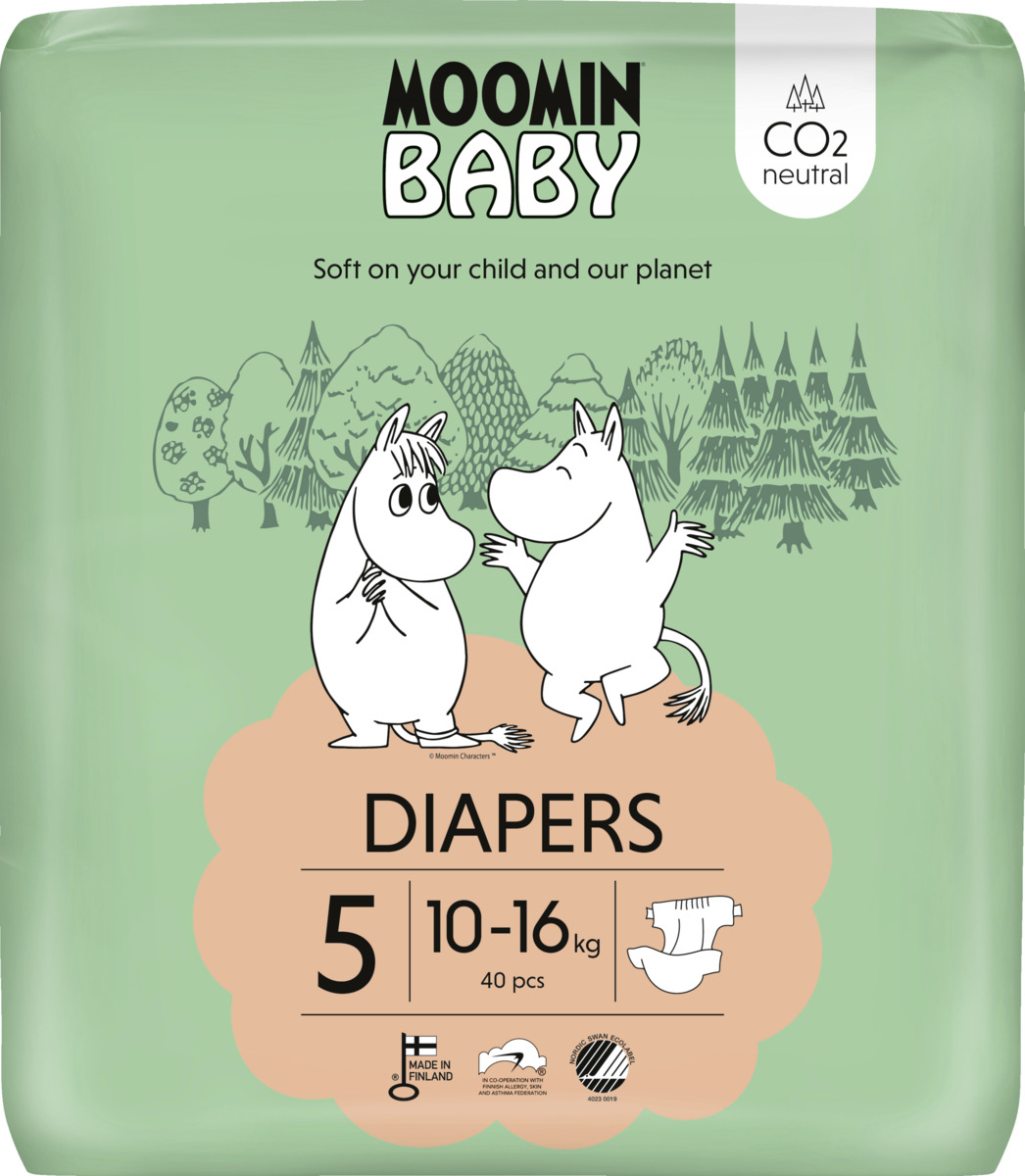 Bild 1 von Moomin Baby Windel Gr.5 (10-16kg)