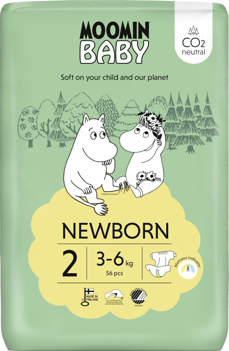 Bild 1 von Moomin Baby Windel Gr.2 (3-6kg)