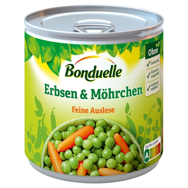Bild 1 von BONDUELLE Erbsen & Möhrchen 425 ml