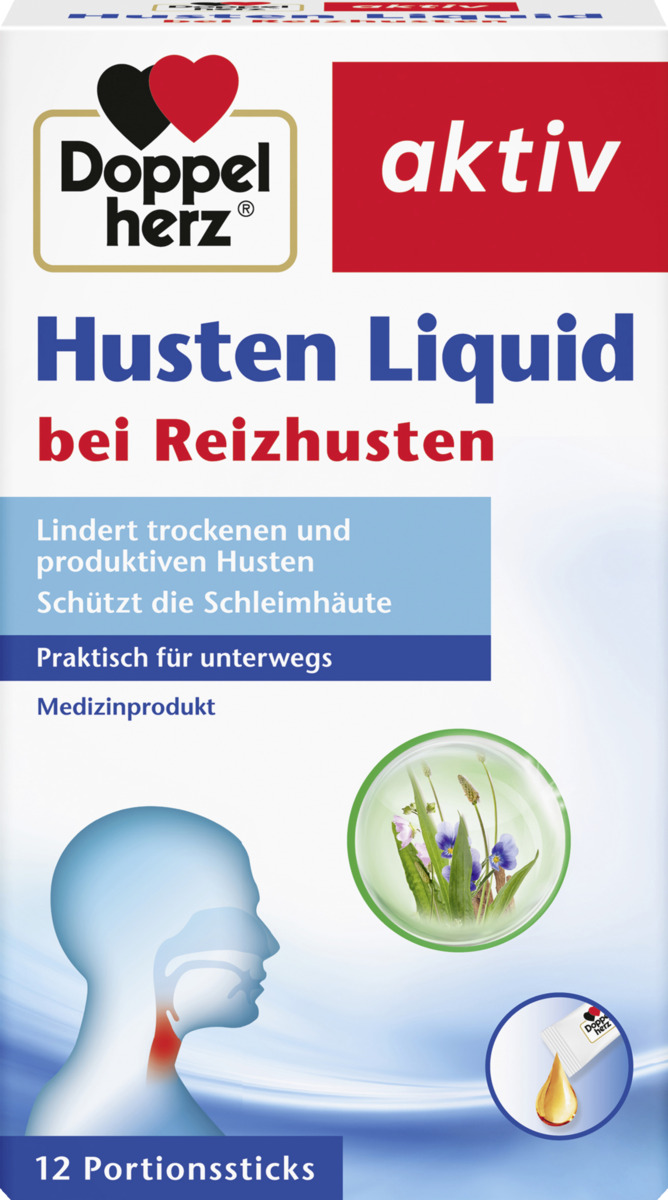 Bild 1 von Doppelherz Husten Liquid bei Reizhusten Portionssticks