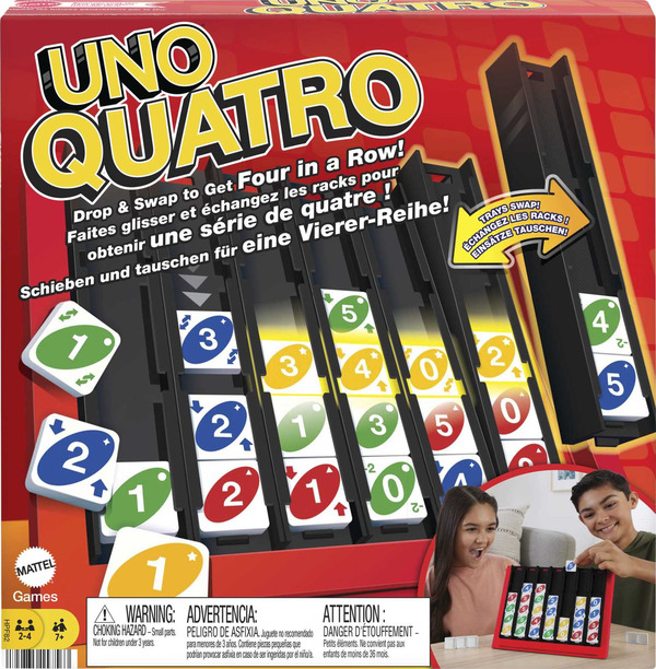 Bild 1 von Mattel UNO Quatro Kartenspiel