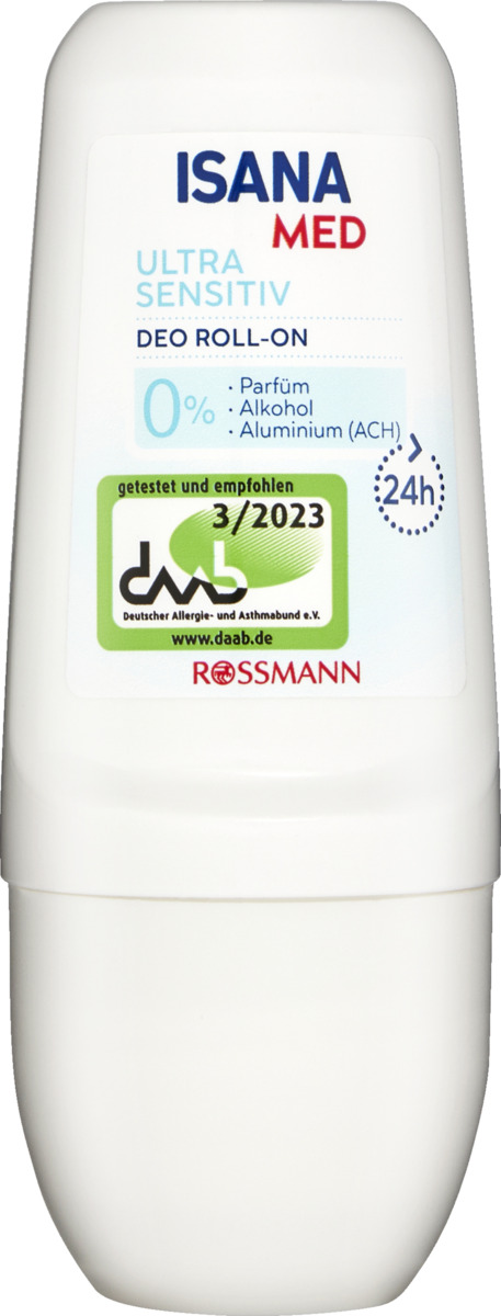 Bild 1 von ISANA med Deo Roll-On ultra sensitiv 1.98 EUR/100 ml