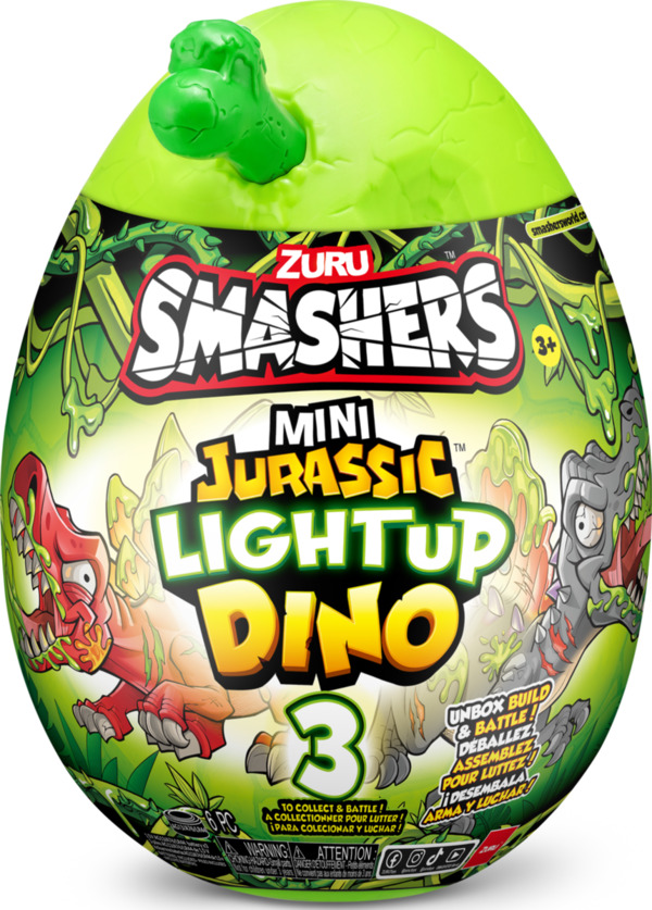 Bild 1 von Zuru Smashers Jurassic Light Up Dino Ei Mini