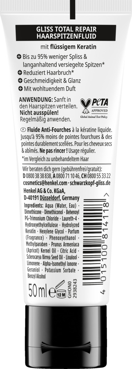 Bild 2 von Gliss Haarspitzenfluid Oil Nutritive