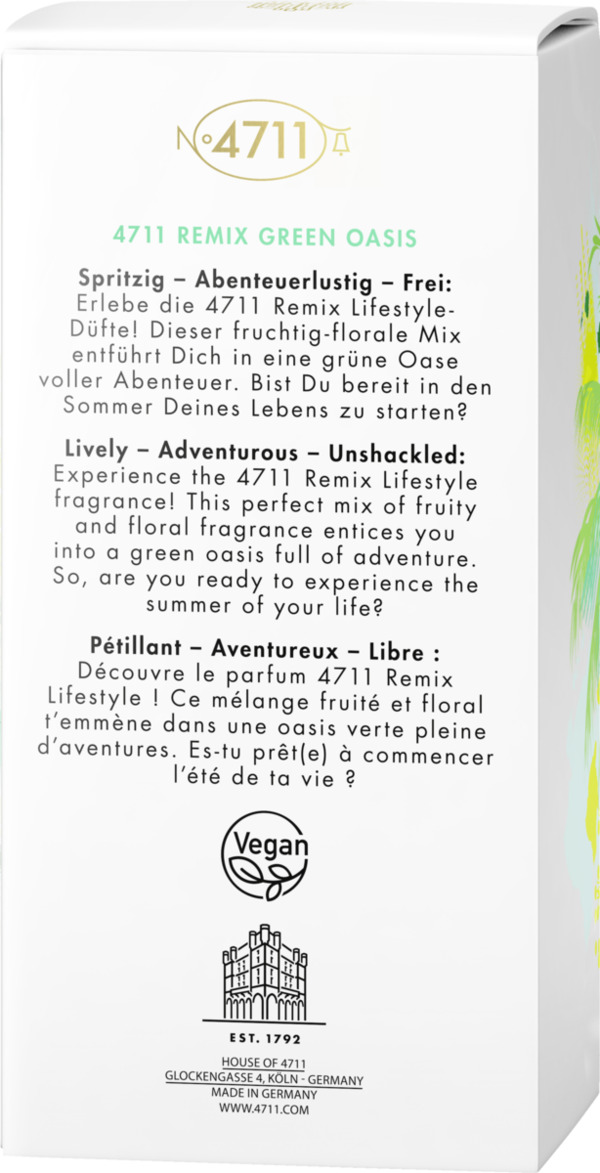 Bild 3 von No. 4711 Remix Green Oasis, EdC 100 ml