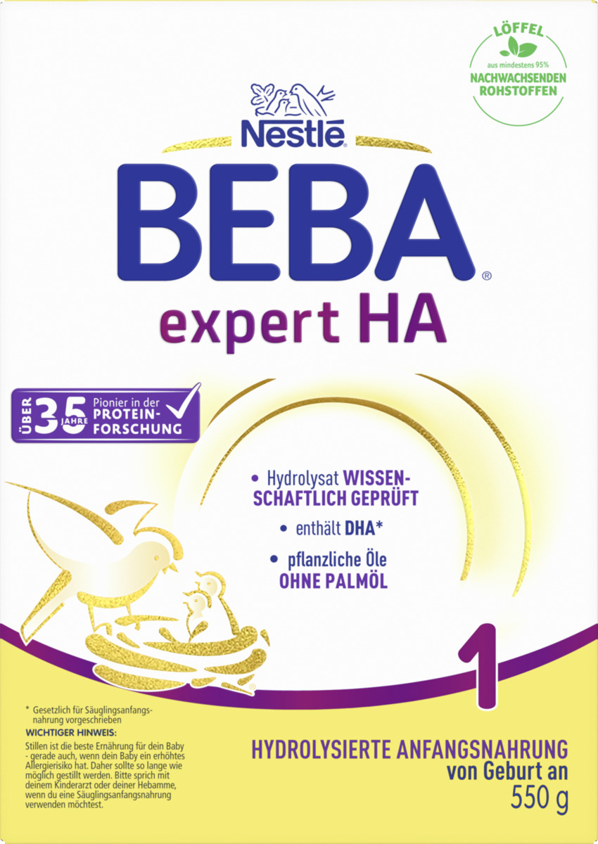 Bild 1 von BEBA Expert HA1 Säuglingsanfangsnahrung von Geburt an