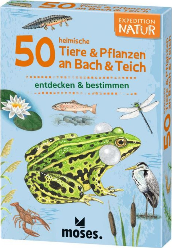 Bild 1 von moses. Expedition Natur - 50 heimische Tiere & Pflanzen an Bach & Teich