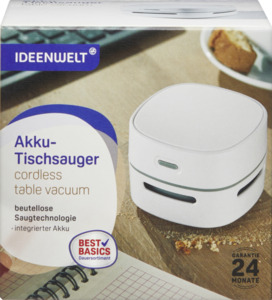 IDEENWELT Best Basics Akku-Tischsauger