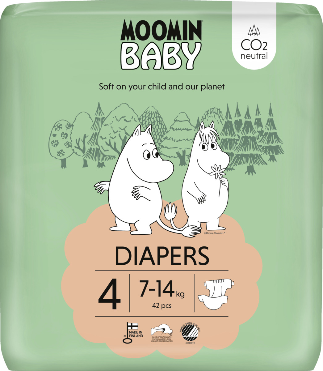 Bild 1 von Moomin Baby Windel Gr.4 (7-14kg)