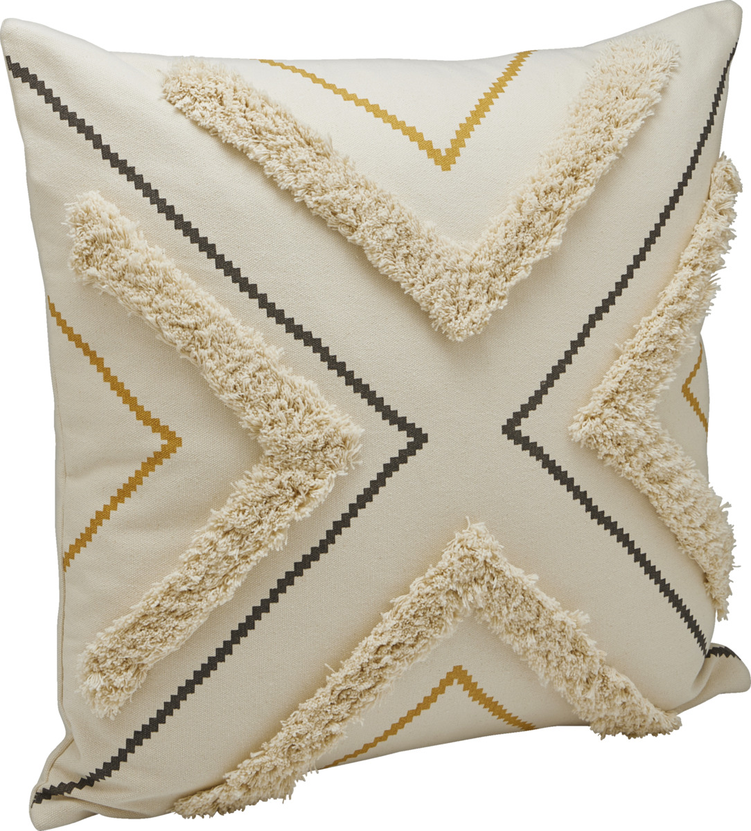 Bild 1 von IDEENWELT Boho-Kissenhülle Kreuz-Design