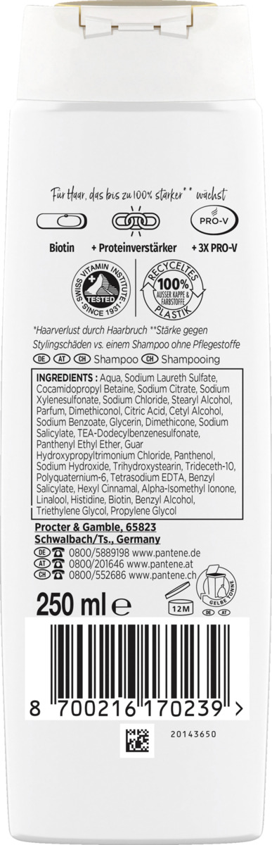 Bild 2 von Pantene Pro-V Miracles Grow Strong Shampoo