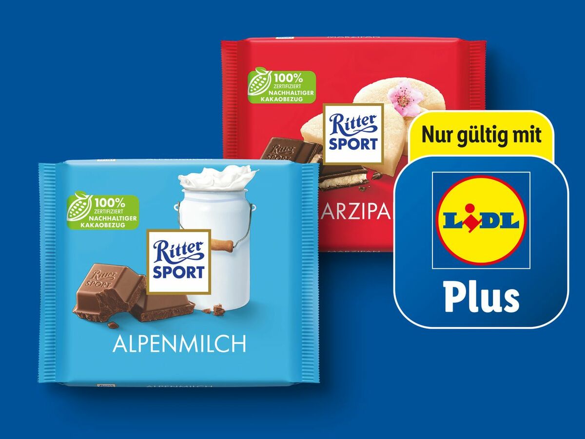 Ritter Sport Bunte Vielfalt, 100 g von Lidl ansehen!