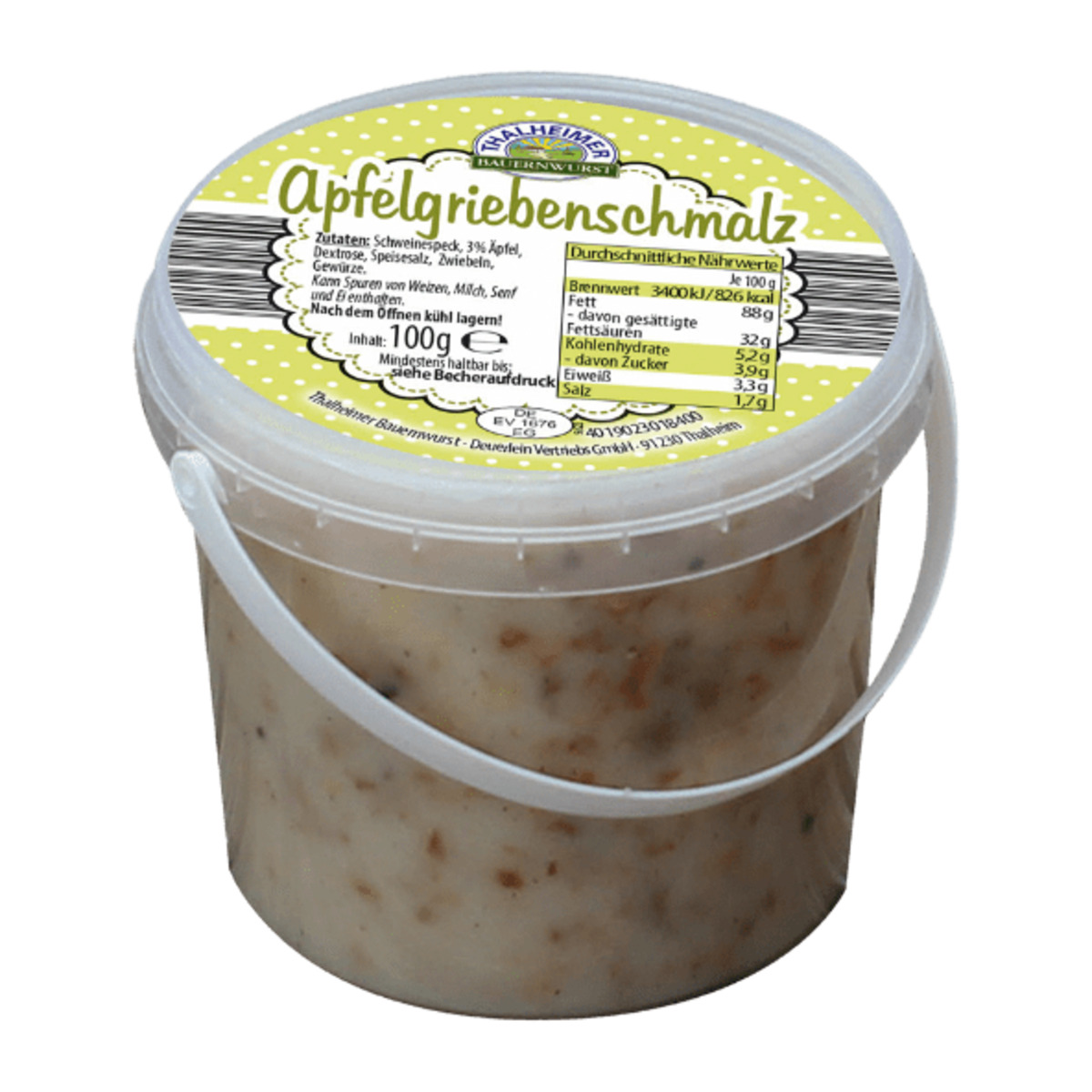 Bild 2 von THALHEIMER Griebenschmalz 100g