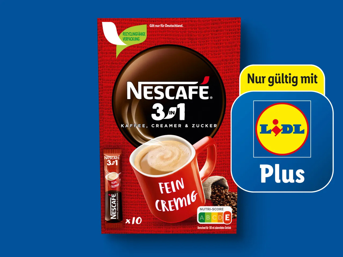 Bild 1 von Nescafé Sticks, 
         10x 16,5/10x 8 g