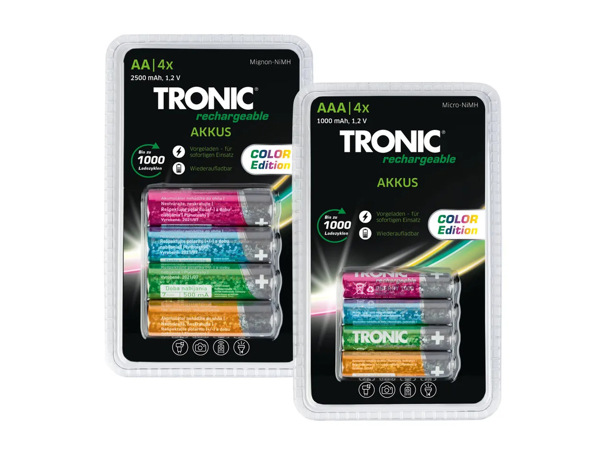 Bild 1 von TRONIC® 4 Akkus, 
         4 Stück