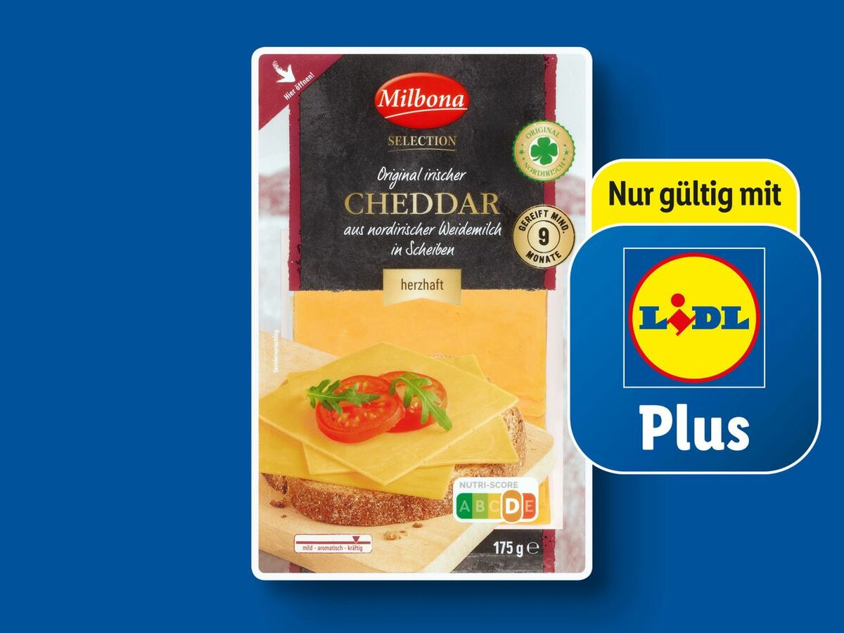 Bild 1 von Milbona Cheddar, 
         200/175 g