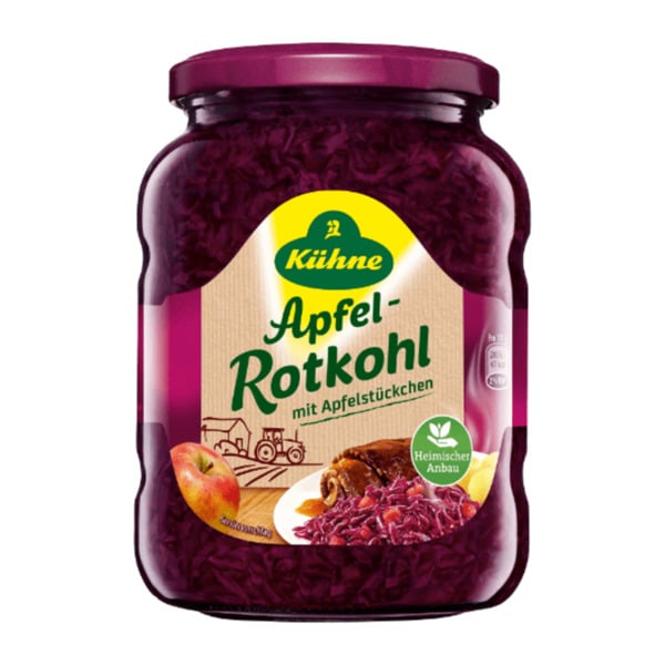 Bild 1 von KÜHNE Apfelrotkohl 720ml