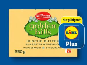 Milbona Golden Hills Irische Butter, 
         250 g